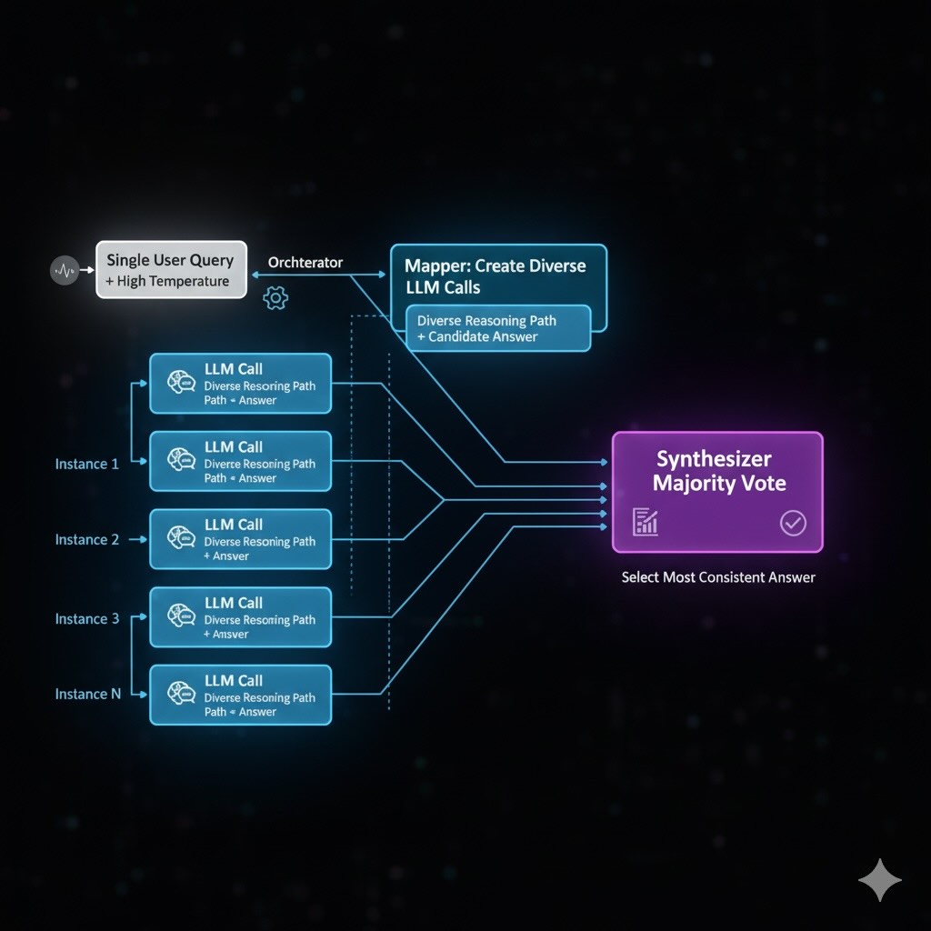 Agentic Self Consistency